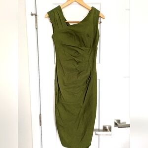 Olive Green Pencil Dress